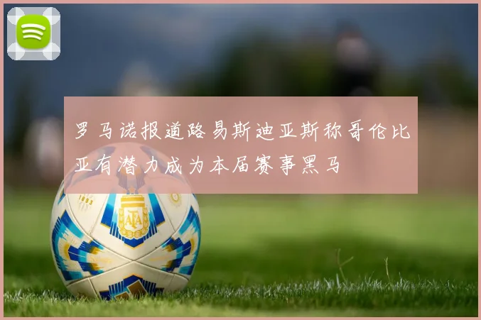 罗马诺报道路易斯迪亚斯称哥伦比亚有潜力成为本届赛事黑马